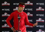 Patrick Mahomes at Kansas City Chiefs Training Camp